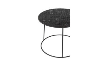 Ancestor tabwa side table - round