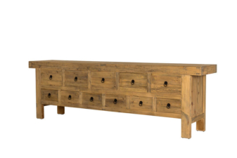 Alternative view of Dragon Elm Sideboard - 11 drawer