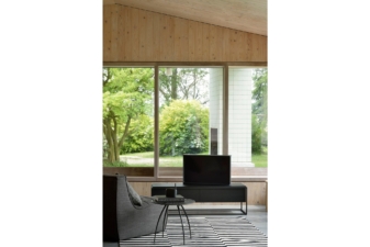 Alternative view of Ethnicraft Oak Monolit TV Cupboard 140 - Black