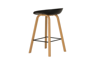 Alternative view of Max Bar stool Black/Oak