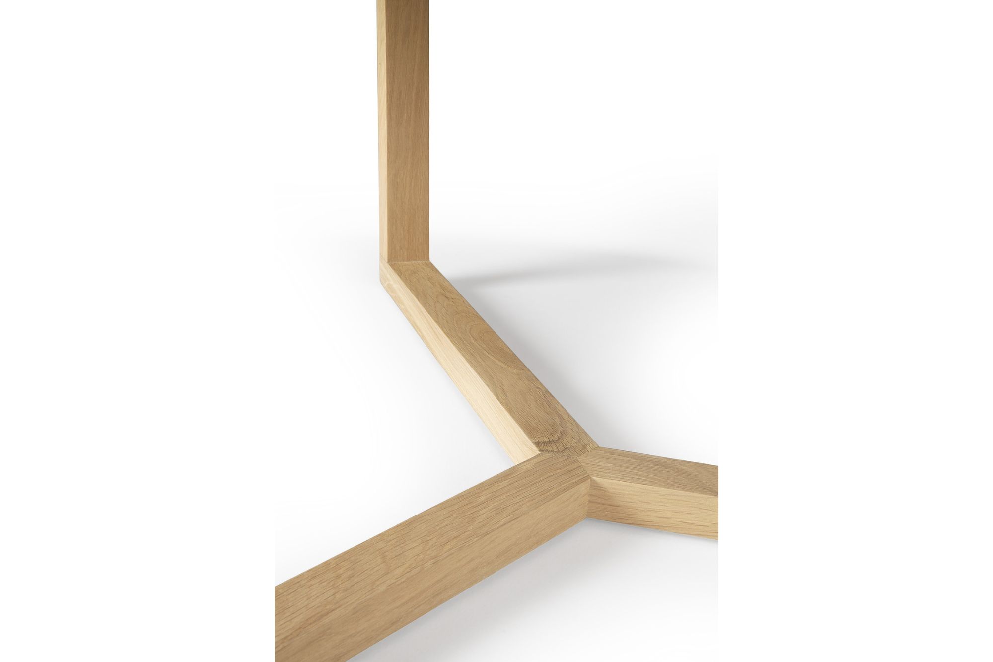 Ethnicraft Oak Tripod Coffee Table - Natural - Image 5