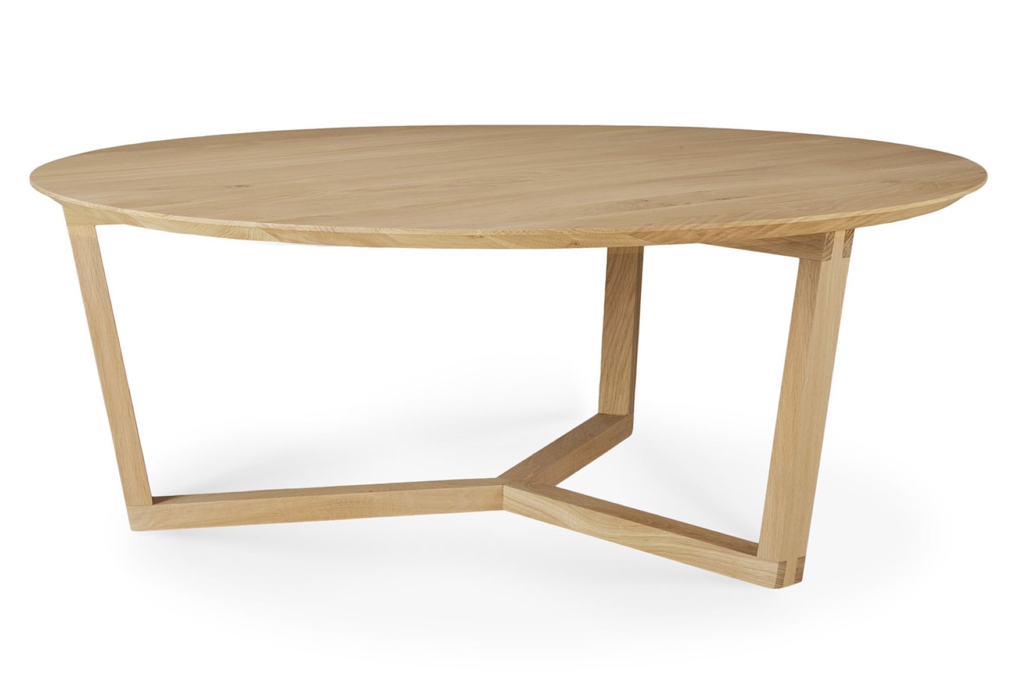 Ethnicraft Oak Tripod Coffee Table - Natural