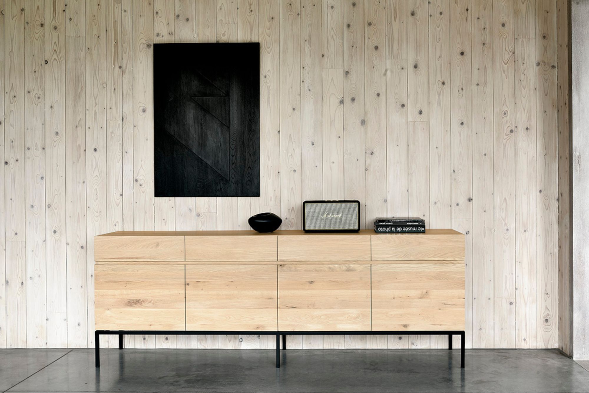 Ethnicraft Ligna Oak Sideboard 220 - 4 Door - Image 2