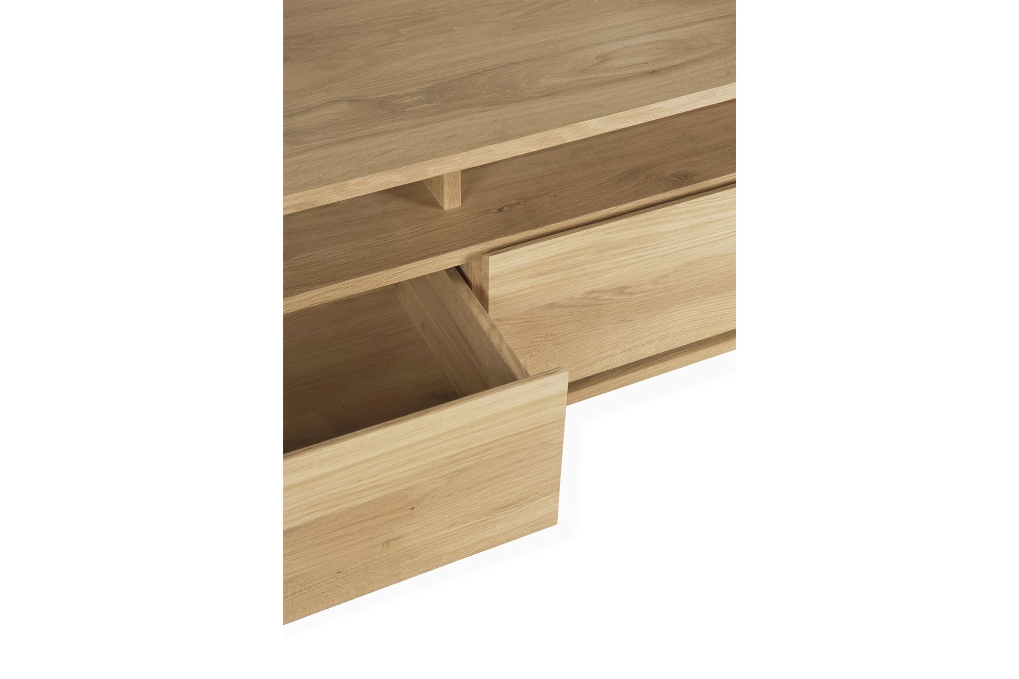 Ethnicraft Oak Shadow TV Unit 210 - 3 drawer - Image 7