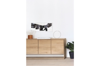 Alternative view of Ethnicraft Oak Nordic Sideboard 158 - 3 door