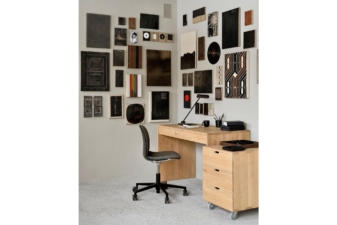 Alternative view of Ethnicraft Oak Wave Desk