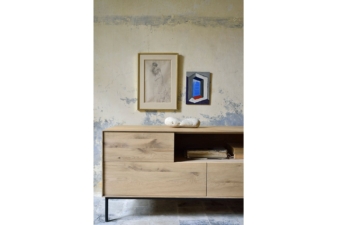 Alternative view of Ethnicraft Oak Whitebird TV cupboard 180