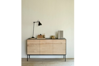 Alternative view of Ethnicraft Blackbird Oak Sideboard 150 - 3 door