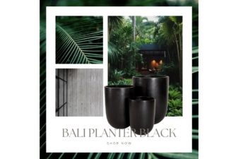 Alternative view of Bali Planter - Black Large