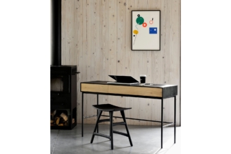 Alternative view of Ethnicraft Blackbird Oak Desk