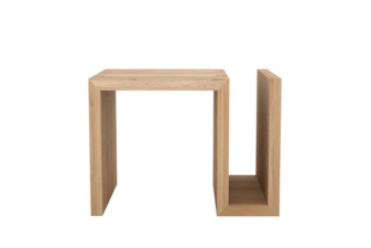 Oak Naomi side table product preview.