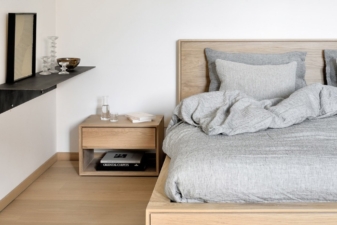 Alternative view of Ethnicraft Nordic II Oak Nightstand Low