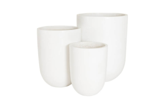Bali Planter set in Ivory