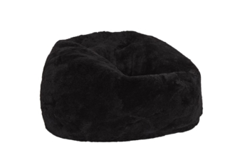 NZ Shorn Sheepskin Bean Bag - Black