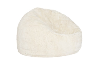 NZ Shorn Sheepskin Bean Bag - Cream