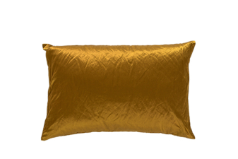 Couture cushion - ochre - small