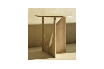 Alternative view of Ethnicraft Geometric Oak Side Table Natural