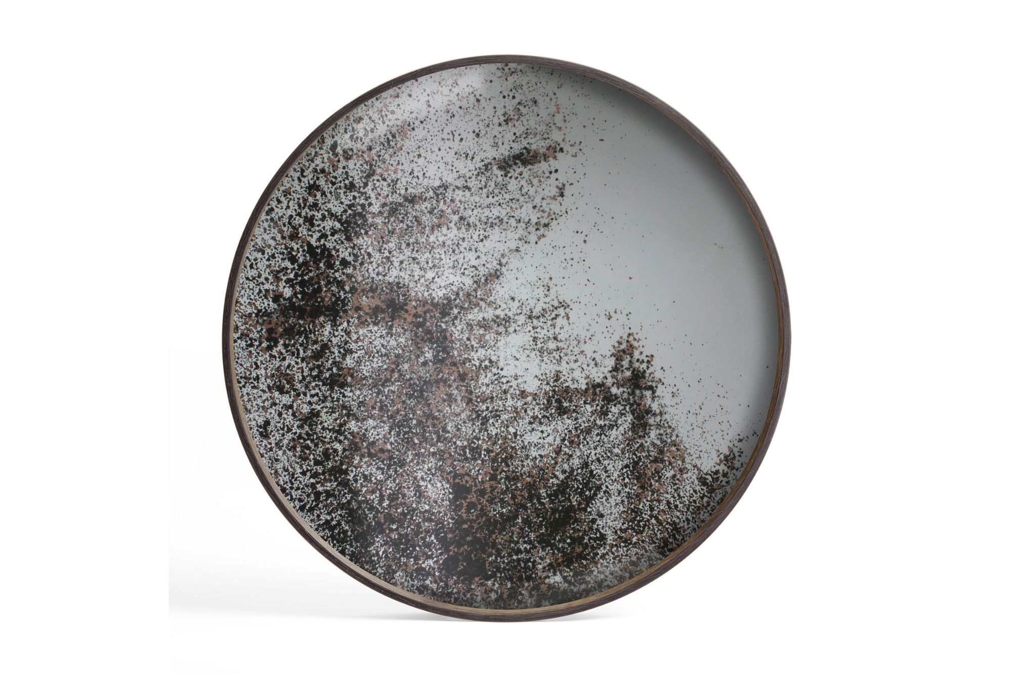 Ethnicraft Heavy Aged Clear Mirror Tray Large