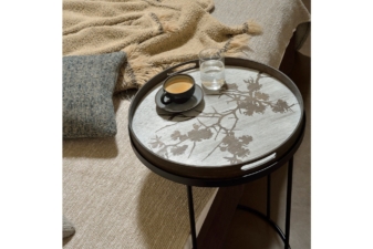 Alternative view of Ethnicraft Blossom Driftwood Tray Small