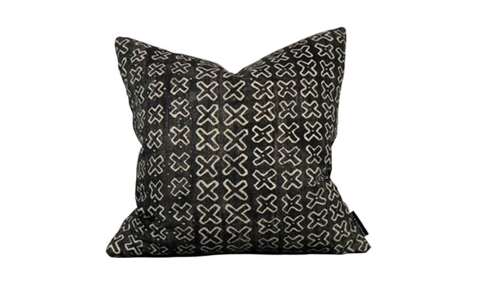 Kirubi Black Cushion product image.
