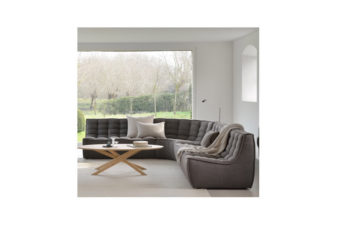Alternative view of Ethnicraft Hugo Sofa Round Corner - Dark Grey