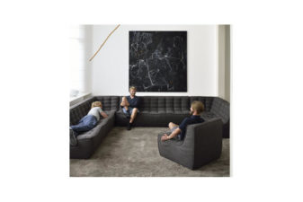 Alternative view of Ethnicraft Hugo Sofa Corner - Dark Grey