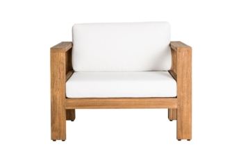 Arizona Teak Armchair - White