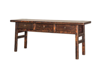 Alternative view of Butchers Block Console 3 Drawer