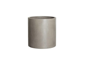Medium Cylinder Planter in Grey