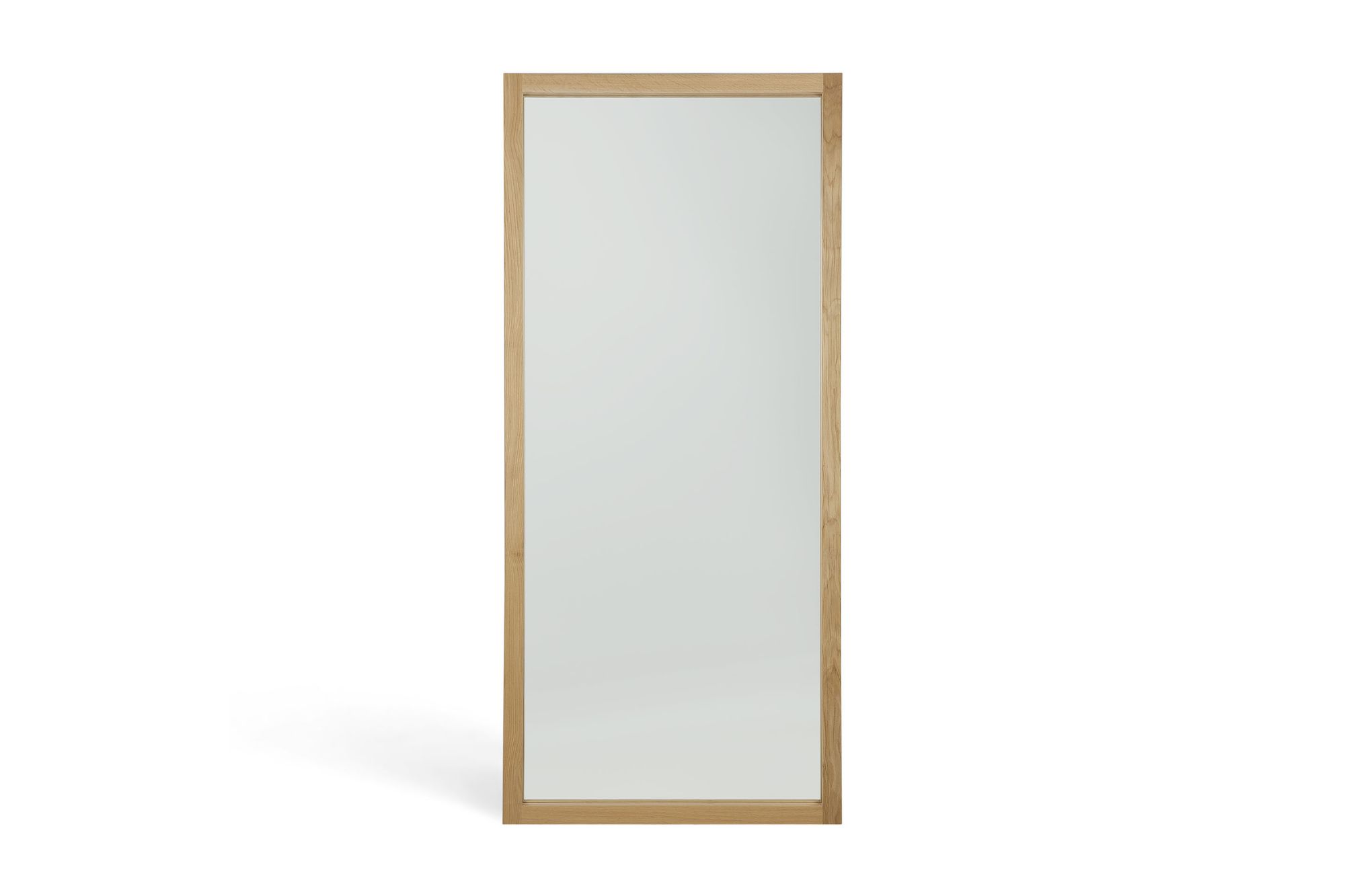 Ethnicraft Oak Light Frame Floor Mirror 200