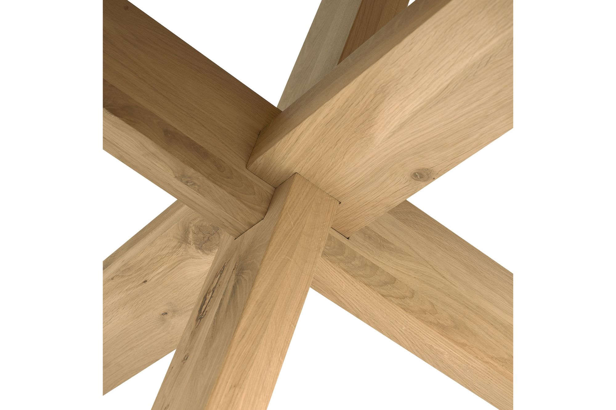 Ethnicraft Circle Oak Dining Table 163cm - Image 4