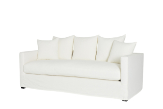 Alternative view of Lodge Sofa 3 Str - White