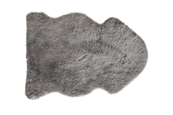 NZ Shorn Single Sheepskin - Smoke Grey