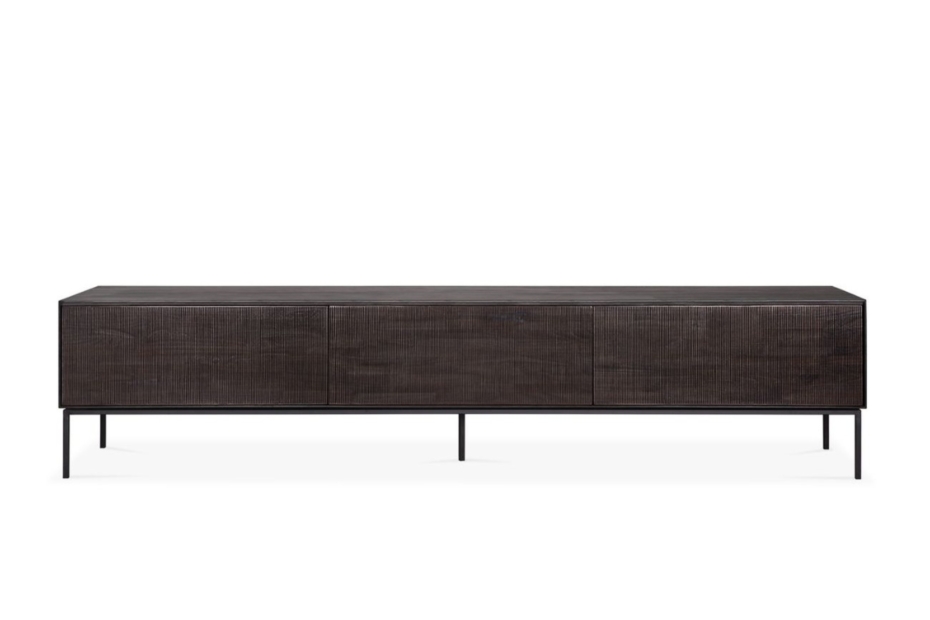 Ethnicraft Teak Grooves TV Cupboard 242cm