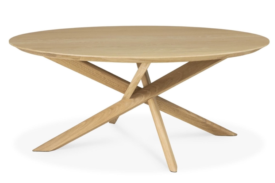 Ethnicraft Oak Mikado Coffee Table Round