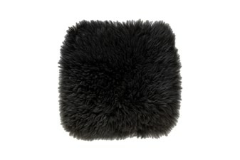 NZ Long Wool Sheepskin Seat Pad - Black