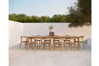 Alternative view of Ethnicraft Bok Outdoor Dining Table 250