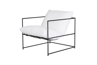 Alternative view of Amber Outdoor Chair - White