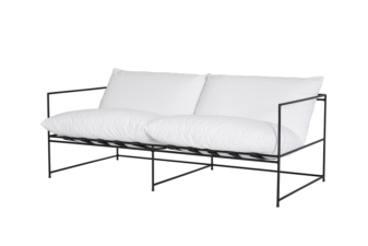 Alternative view of Amber Outdoor 2.5 Seater Sofa - White