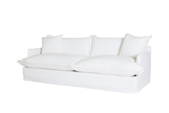 Alternative view of Ollie 3 Seater Sofa - Ivory