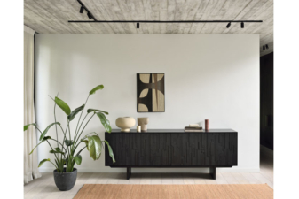 Alternative view of Ethnicraft Mosaic Teak Sideboard 227 - 4 Door