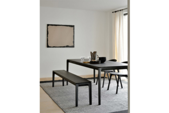 Alternative view of Ethnicraft Bok Dining Table Black 200cm