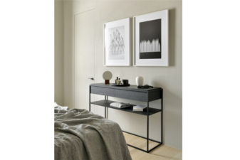 Alternative view of Ethnicraft Monolit Oak Console 122 - Black
