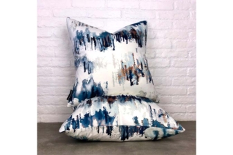 Alternative view of Norrland Cushion - Indigo