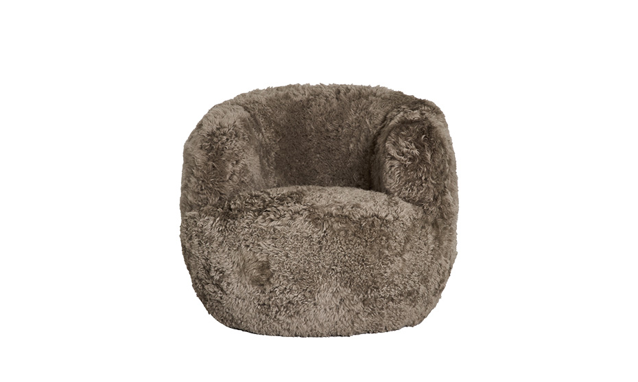 Iceland Swivel Chair | Taupe | Cuchi Auckland