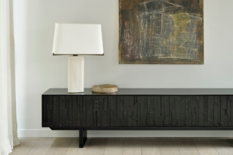 Alternative view of Ethnicraft Teak Mosaic TV Cupboard 162cm