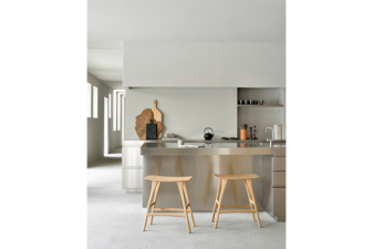 Alternative view of Ethnicraft Oak Osso Bar Stool - Natural