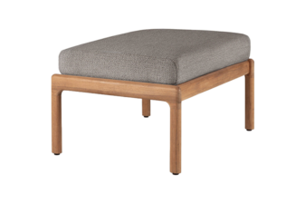 Alternative view of Ethnicraft Jack Outdoor Footstool - Mocha