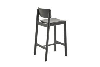 Alternative view of Sketch Poise Bar Stool - Black