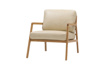 Sketch Nysse Chair Natural / Alabama Limestone Leather